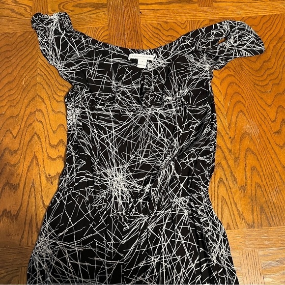 Diane von Furstenberg Adele Off-the-Shoulder Jumpsuit Sz 8 - Picture 5 of 16